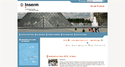Desktop Screenshot of idf.inserm.fr