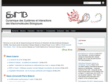Tablet Screenshot of dsimb.inserm.fr