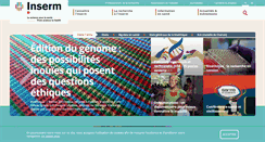 Desktop Screenshot of inserm.fr