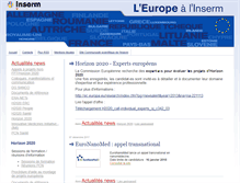 Tablet Screenshot of dircom.inserm.fr