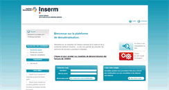 Desktop Screenshot of achat.inserm.fr