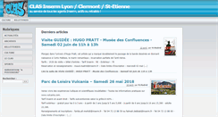 Desktop Screenshot of clas.lyon.inserm.fr