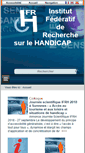 Mobile Screenshot of ifr-handicap.inserm.fr